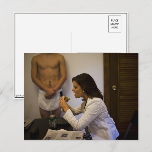 MAAK ME EEN SANDWICH BRIEFKAART (Voorkant / Achterkant)