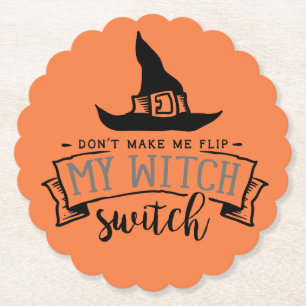 Maak me geen Halloween om te flippen Kartonnen Onderzetters