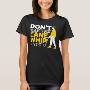 Maak me geen rietzang met je braille Blind Awarene T-shirt