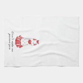 Maak me geen vergiftiging van jou Apron Theedoek