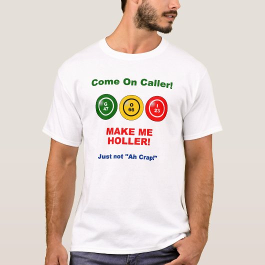 Maak me heilig, geen eikel t-shirt (Voorkant)