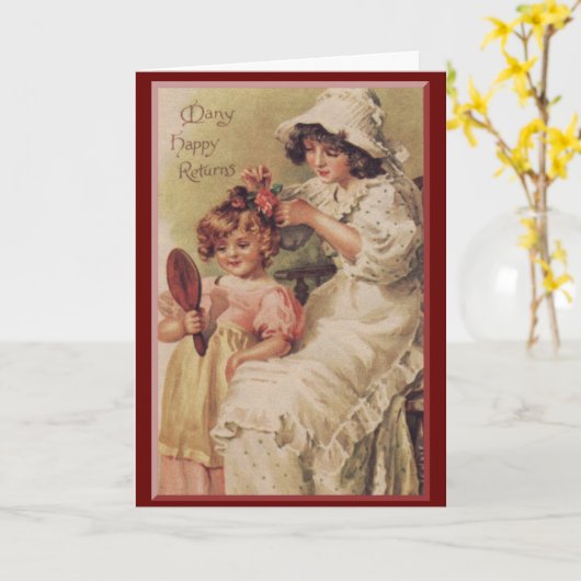 Maak me , mama kaart (Gele Bloem)