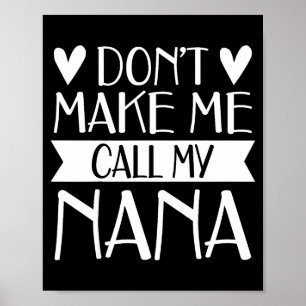 Maak me niet aan het bellen met oma funny mothers  poster