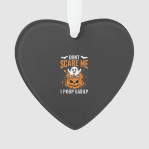 Maak Me Niet Bang Halloween Geest Pompoen Ontwerp Ornament