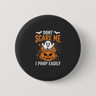 Maak me niet bang Halloween Geest Pompoen Ontwerp Ronde Button 5,7 Cm
