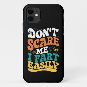 Maak Me Niet Bang Ik Laat Gauw Scheten Een Grappig Case-Mate iPhone Case