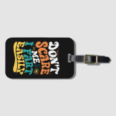 Maak me niet bang Ik scheer gemakkelijk Grappig Ci Bagagelabel (Voorkant (horizontaal))