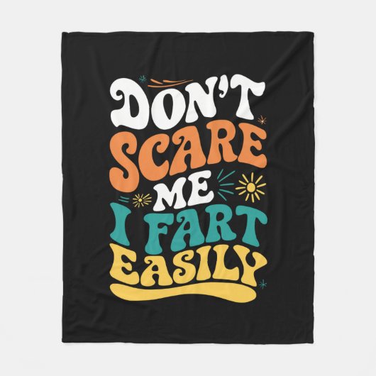 Maak me niet bang Ik scheer gemakkelijk Grappig Ci Fleece Deken (Voorkant)