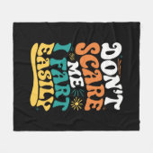 Maak me niet bang Ik scheer gemakkelijk Grappig Ci Fleece Deken (Voorkant (Horizontaal))