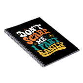 Maak me niet bang Ik scheer gemakkelijk Grappig Ci Notitieboek (Rechterzijde)