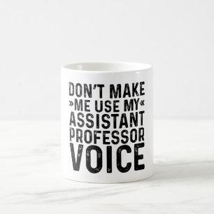 Maak Me Niet Gedwongen Mijn Stem Als Assistent Pro Koffiemok