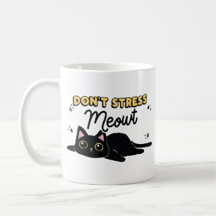 Maak me niet gek kat koffiemok