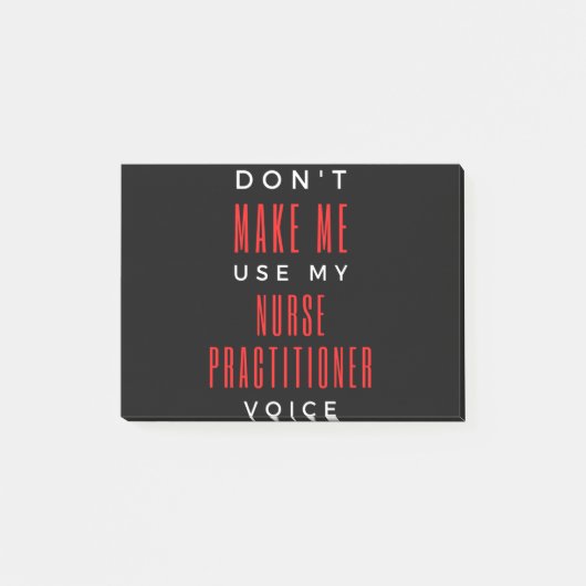 Maak me niet mijn stem van de Praktijkpleger van d Post-it® Notes (Voorkant)