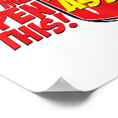 Maak me niet open een blik Open dit blik wiep _1  Poster (Hoek)
