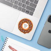 Maak me niet wijs, grappig gezegde! sticker (Laptop met iPhone)