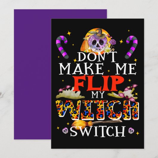 Maak Me Niet Woedend Medium Kaart (Voorkant / Achterkant)