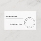 Maak me op, Barber Afsprakenkaartje (Achterkant)