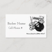 Maak me op, Barber Afsprakenkaartje (Voorkant)