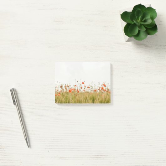 Maak me sterk, papaver post-it® notes (Kantoor)