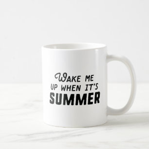 Maak Me Wakker Als Het Zomer Is Koffiemok