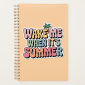 Maak me wakker als het zomer is Retro Vibes Planne Planner (Voorkant)