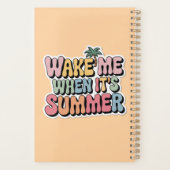 Maak me wakker als het zomer is Retro Vibes Planne Planner (Achterkant)