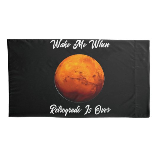 Maak me wakker als retrograde over Kussensloop set (Achterkant-Rechts)