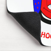 Maak me wakker als school een grappige emoji stopt muismat (Hoek)