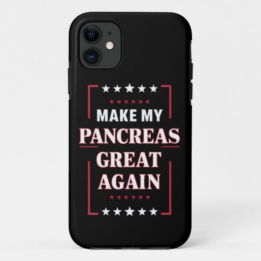 Maak Mijn Alvleesklier Weer Groot Diabetes Bewustz Case-Mate iPhone Case (Achterkant)