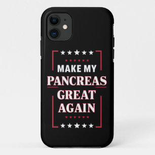 Maak Mijn Alvleesklier Weer Groot Diabetesbewustzi Case-Mate iPhone Case