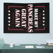 Maak Mijn Alvleesklier Weer Groot Tegen Diabetes Spandoek (Beurs)