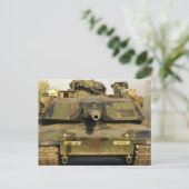 Maak mijn dag M1A1Abrams MBT Briefkaart (Staand voorkant)