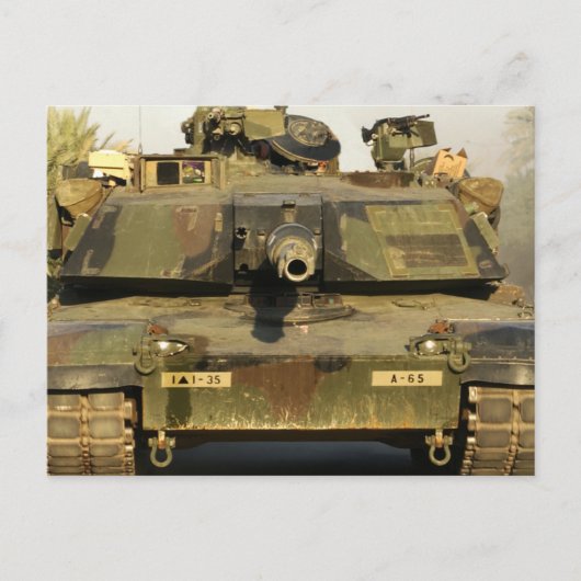 Maak mijn dag M1A1Abrams MBT Briefkaart (Voorkant)