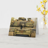 Maak mijn dag M1A1Abrams MBT Kaart (Gele Bloem)