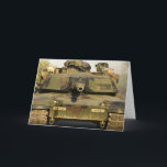 Maak mijn dag M1A1Abrams MBT Kaart<br><div class="desc">De MBT van de M1A1-abrams is de eerste van de gepantserde kracht van het Amerikaanse leger. Soldaten patrouilleren in hun M1A1-Abrams-tank een straat in Bagdad, Irak. De soldaten worden toegewezen aan 1st Armored Division's Company A, Task Force 1st Battalion, 35th Armor Regiment. Foto met dank aan het ministerie van Defensie...</div>