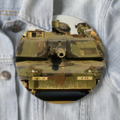 Maak mijn dag M1A1Abrams MBT Ronde Button 6,0 Cm (In situ)
