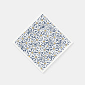 Maak mijn Daisy - Navy Servet (Hoek)