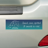 Maak mijn een Sportaloosa Bumpersticker (Op auto)