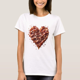 Maak mijn hart niet met bacon kapot, Grappig  T-shirt
