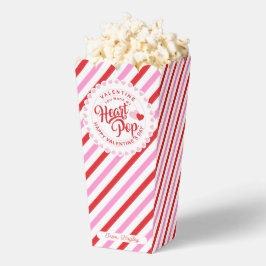 Maak mijn hart Pop Valentijn roze en rode streep Bedankdoosjes