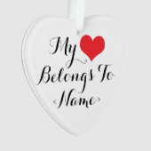 Maak Mijn Hart Van Jou <Name> Ornament (voorkant)