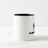 Maak mijn hooi tweekleurige koffiemok (Center)