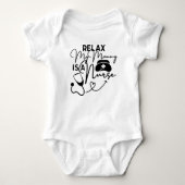 Maak mijn moeder gerust... een verpleegster. romper (Voorkant)