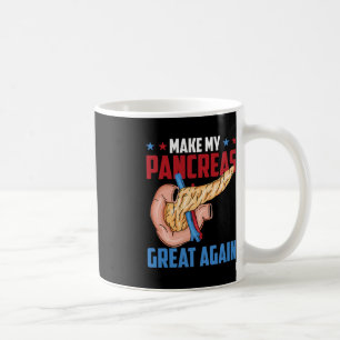 Maak mijn pancreas weer geweldig Diabetisch Type 1 Koffiemok
