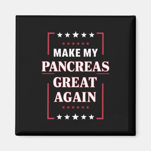 Maak mijn pancreas weer geweldig met diabetes magneet (Voorkant)
