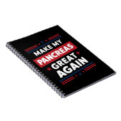 Maak mijn pancreas weer geweldig met diabetes notitieboek (Rechterzijde)