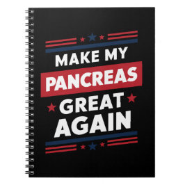 Maak mijn pancreas weer geweldig met diabetes notitieboek