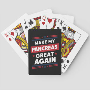 Maak mijn pancreas weer geweldig met diabetes pokerkaarten