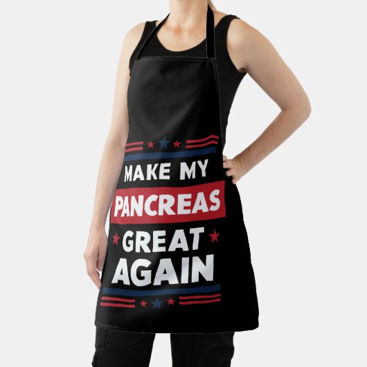 Maak mijn pancreas weer geweldig met diabetes schort (Insitu)