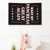 Maak mijn pancreas weer geweldig met diabetes spandoek (Insitu)